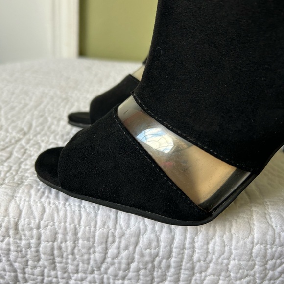 New Guess open Toe Women’s Ankle Boots Booties Sz 5.5 - Picture 3 of 13